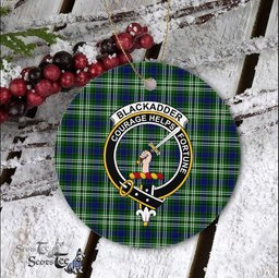 Blackadder Scottish Clan Plaid Ornament Gift. Christmas Tree Ornament Blackadder Clan Tartan Ornament Great Christmas Ornaments Gift - Scotstee Shop