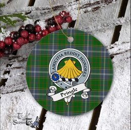 Pringle Scottish Clan Badge Plaid Ornament Gift. Christmas Tree Ornament Pringle Clan Tartan Ornament Great Christmas Ornaments Gift - Scotstee Shop