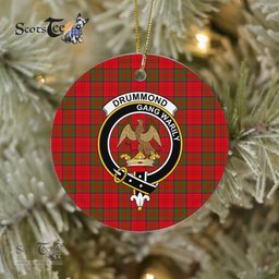 Drummond Scottish Clan Plaid Ornament Gift. Christmas Tree Ornament Drummond Clan Tartan Ornament Great Christmas Ornaments Gift - Scotstee Shop