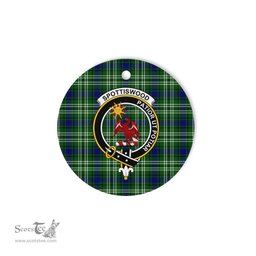 Scotstee Shop - Spottiswood Scottish Clan Plaid Ornament Gift. Christmas Tree Ornament Spottiswood Clan Tartan Ornament Great Christmas Ornaments Gift