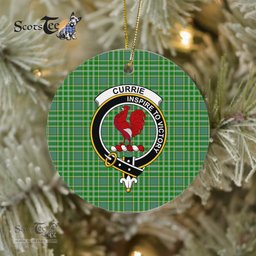 Currie Scottish Clan Plaid Ornament Gift. Christmas Tree Ornament Currie Clan Tartan Ornament Great Christmas Ornaments Gift - Scotstee Shop