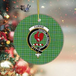 Currie Scottish Clan Plaid Ornament Gift. Christmas Tree Ornament Currie Clan Tartan Ornament Great Christmas Ornaments Gift - Scotstee Shop