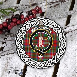 MacCulloch (McCulloch) Tartan Ornament,  ceramic ornament, personalized christmas ornaments, christmas tree ornaments, christmas door decorations, Plaid Ornament, Tartan Ceramic Ornament