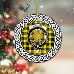 MacLeod Of Lewis Tartan Ornament,  ceramic ornament, personalized christmas ornaments, christmas tree ornaments, christmas door decorations, Plaid Ornament, Tartan Ceramic Ornament