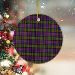 Plaid Christmas Ornaments Scottish Clan Hewitt Tartan Ornament,  ceramic ornament, personalized christmas ornaments, christmas tree ornaments, christmas door decorations, Plaid Ornament, Tartan Ceramic Ornament