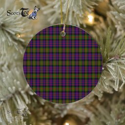 Plaid Christmas Ornaments Scottish Clan Hewitt Tartan Ornament,  ceramic ornament, personalized christmas ornaments, christmas tree ornaments, christmas door decorations, Plaid Ornament, Tartan Ceramic Ornament