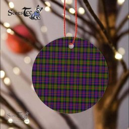 Plaid Christmas Ornaments Scottish Clan Hewitt Tartan Ornament,  ceramic ornament, personalized christmas ornaments, christmas tree ornaments, christmas door decorations, Plaid Ornament, Tartan Ceramic Ornament