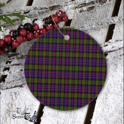 Plaid Christmas Ornaments Scottish Clan Hewitt Tartan Ornament,  ceramic ornament, personalized christmas ornaments, christmas tree ornaments, christmas door decorations, Plaid Ornament, Tartan Ceramic Ornament