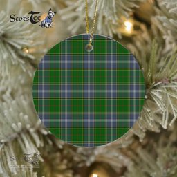 Plaid Christmas Ornaments Scottish Clan Pringle Tartan Ornament,  ceramic ornament, personalized christmas ornaments, christmas tree ornaments, christmas door decorations, Plaid Ornament, Tartan Ceramic Ornament