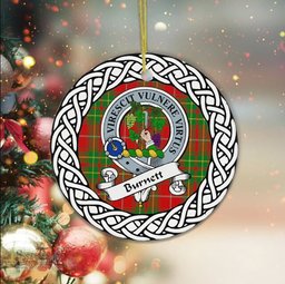 Burnet Scottish Clan Tartan Crest Badge Plaid Ornament Gift. Christmas Tree Ornament Brodie Clan Tartan Ornament,  ceramic ornament, personalized christmas ornaments, christmas tree ornaments, christmas door decorations, Plaid Ornament, Tartan Ceramic Ornament
