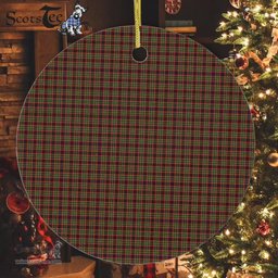 Plaid Christmas Ornaments Scottish Clan Innes Of Cowie Tartan Ornament,  ceramic ornament, personalized christmas ornaments, christmas tree ornaments, christmas door decorations, Plaid Ornament, Tartan Ceramic Ornament