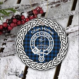 Home Scot Clan Tartan Crest Badge Plaid Ornament Gift. Christmas Tree Ornament Tartan Ornament Great Christmas Ornaments Gift - Scotstee Shop