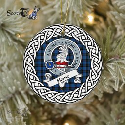 Home Tartan Ornament,  ceramic ornament, personalized christmas ornaments, christmas tree ornaments, christmas door decorations, Plaid Ornament, Tartan Ceramic Ornament