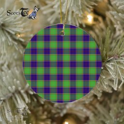Plaid Christmas Ornaments Scottish Clan Dalrymple Tartan Ornament,  ceramic ornament, personalized christmas ornaments, christmas tree ornaments, christmas door decorations, Plaid Ornament, Tartan Ceramic Ornament