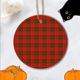 Plaid Christmas Ornaments Scottish Clan Adair Tartan Ornament,  ceramic ornament, personalized christmas ornaments, christmas tree ornaments, christmas door decorations, Plaid Ornament, Tartan Ceramic Ornament