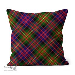 Plaid Pillow Carnegie Modern | Plaid Throw Pillow | Plaid Christmas Pillows - Scotstee Shop