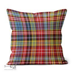 Plaid Pillow Drummond Of Strathallan Tartan Plaid Throw Pillow Home Decor Plaid Christmas Pillows - Scotstee Shop