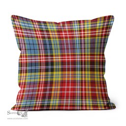 Plaid Pillow Drummond Of Strathallan Tartan Plaid Throw Pillow Home Decor Plaid Christmas Pillows - Scotstee Shop