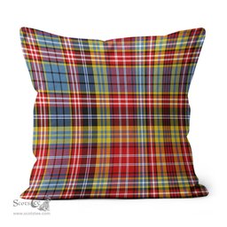 Plaid Pillow Drummond Of Strathallan Tartan Plaid Throw Pillow Home Decor Plaid Christmas Pillows - Scotstee Shop