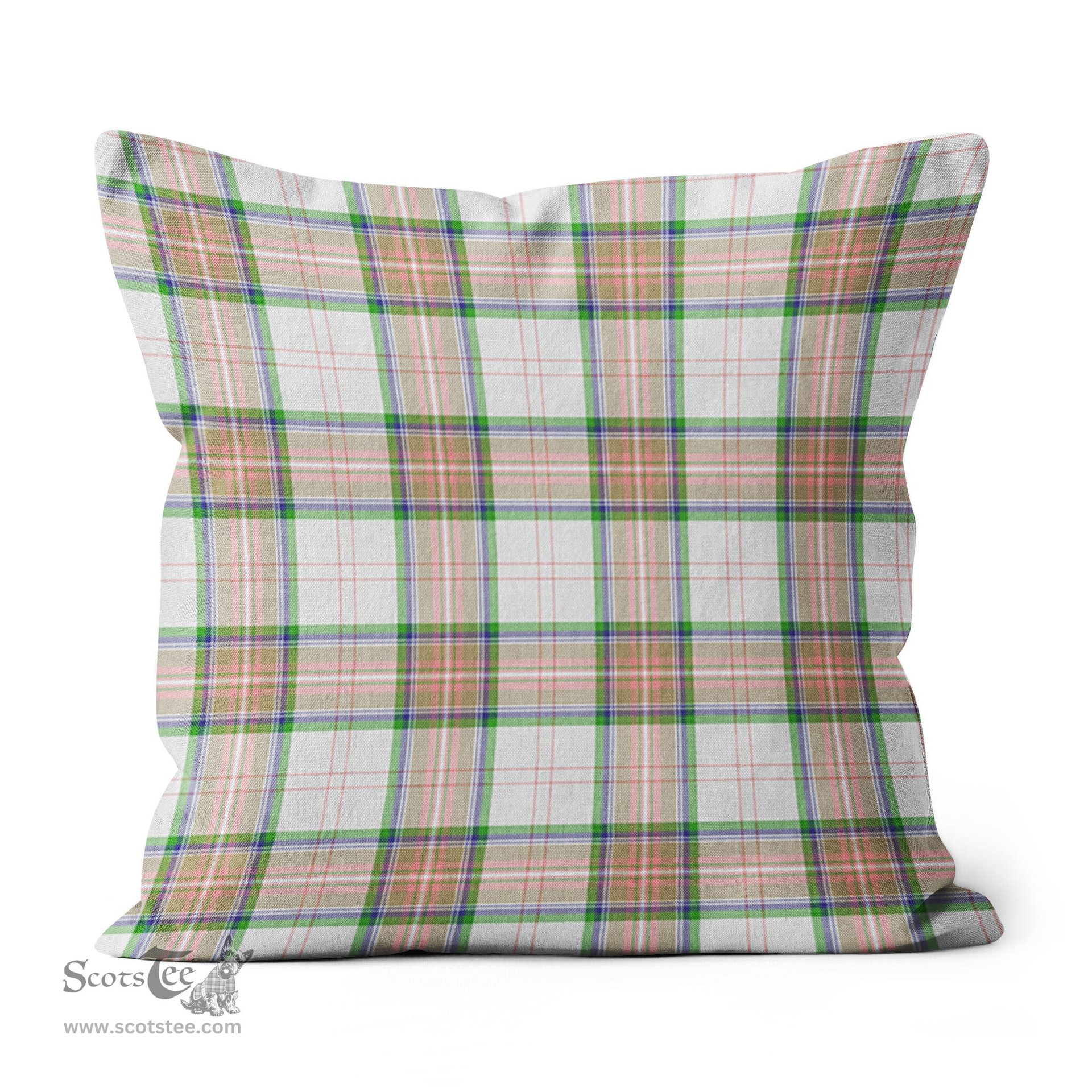 Plaid Pillow Grant Of Auchnarrow Tartan Plaid Throw Pillow Home Decor Plaid Christmas Pillows - Scotstee Shop