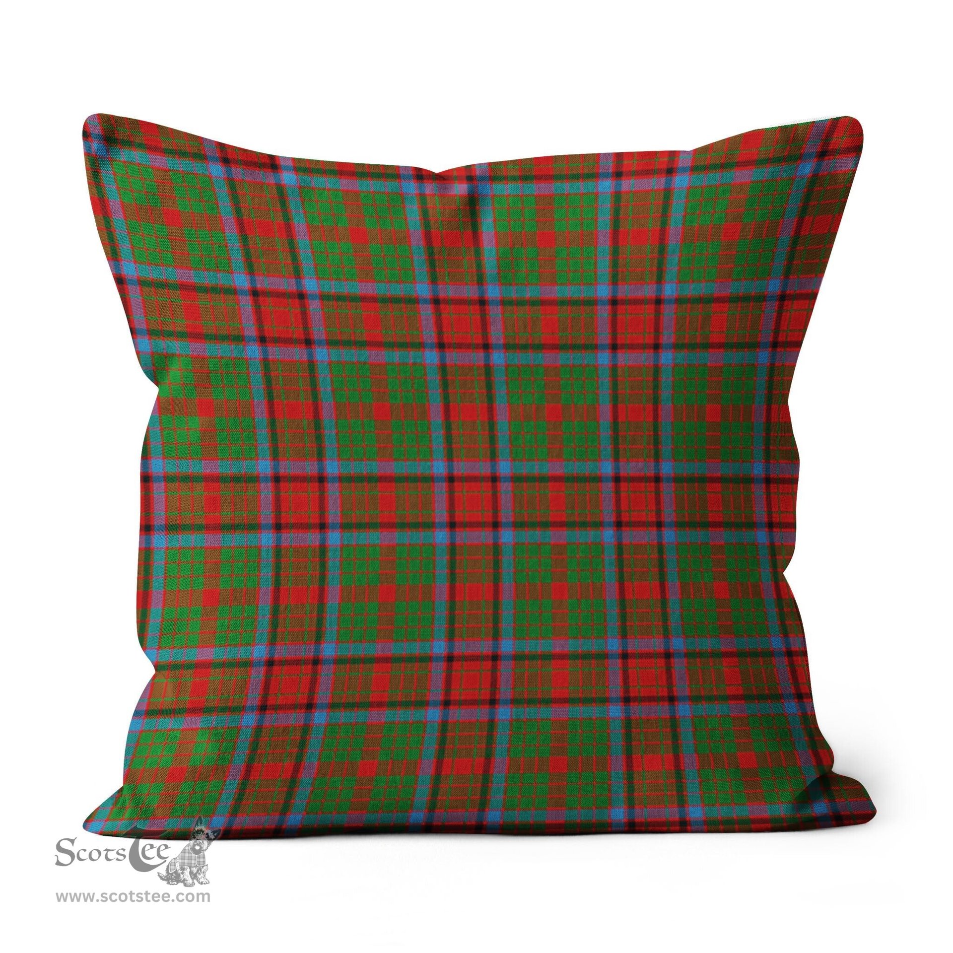 Plaid Pillow Grant Of Monymusk Tartan Plaid Throw Pillow Home Decor Plaid Christmas Pillows - Scotstee Shop