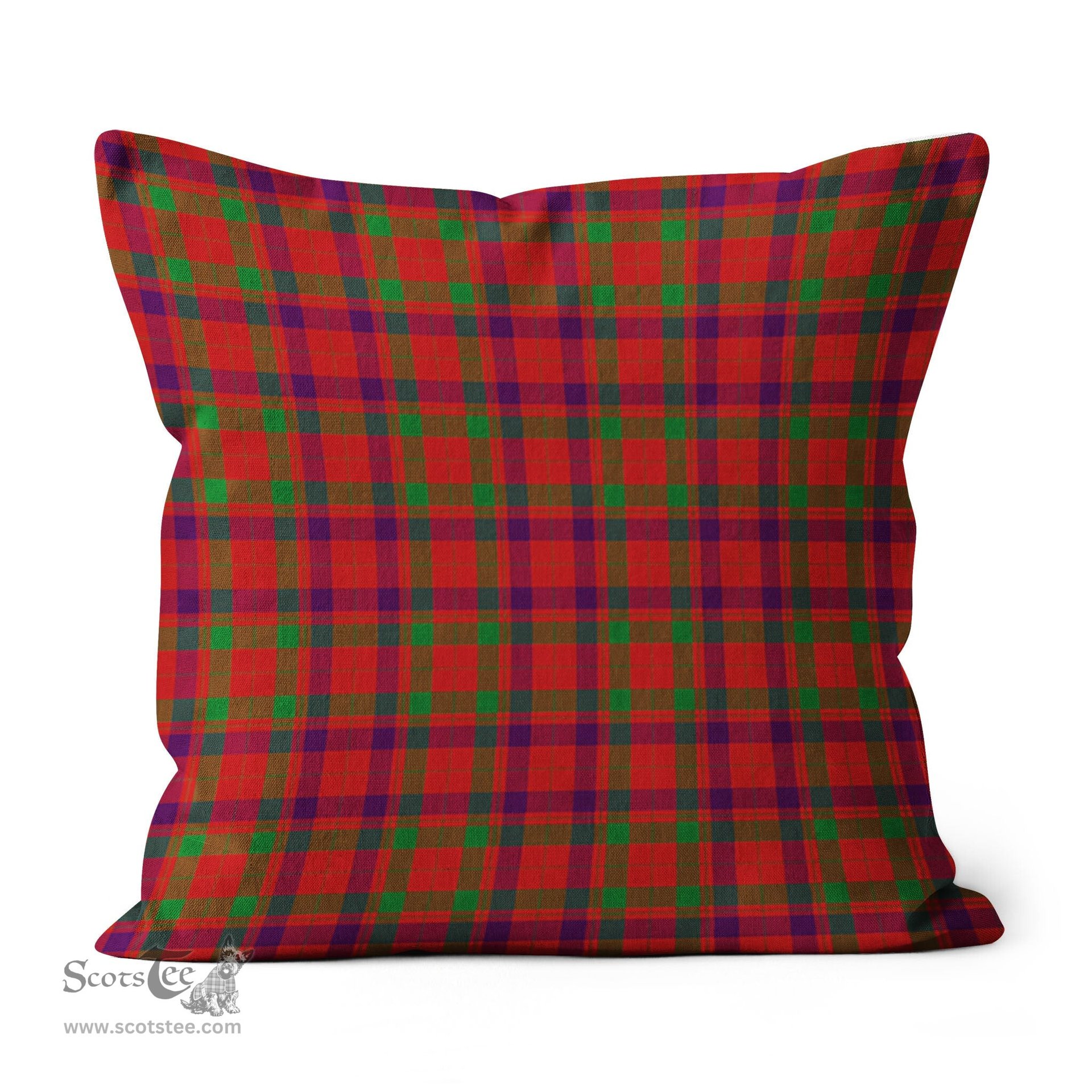 Plaid Pillow Grant Of Rothiemurchus Tartan Plaid Throw Pillow Home Decor Plaid Christmas Pillows - Scotstee Shop