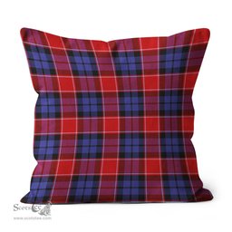 Plaid Pillow Graham Of Menteith Red Tartan Plaid Throw Pillow Home Decor Plaid Christmas Pillows - Scotstee Shop