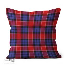 Plaid Pillow Graham Of Menteith Red Tartan Plaid Throw Pillow Home Decor Plaid Christmas Pillows - Scotstee Shop