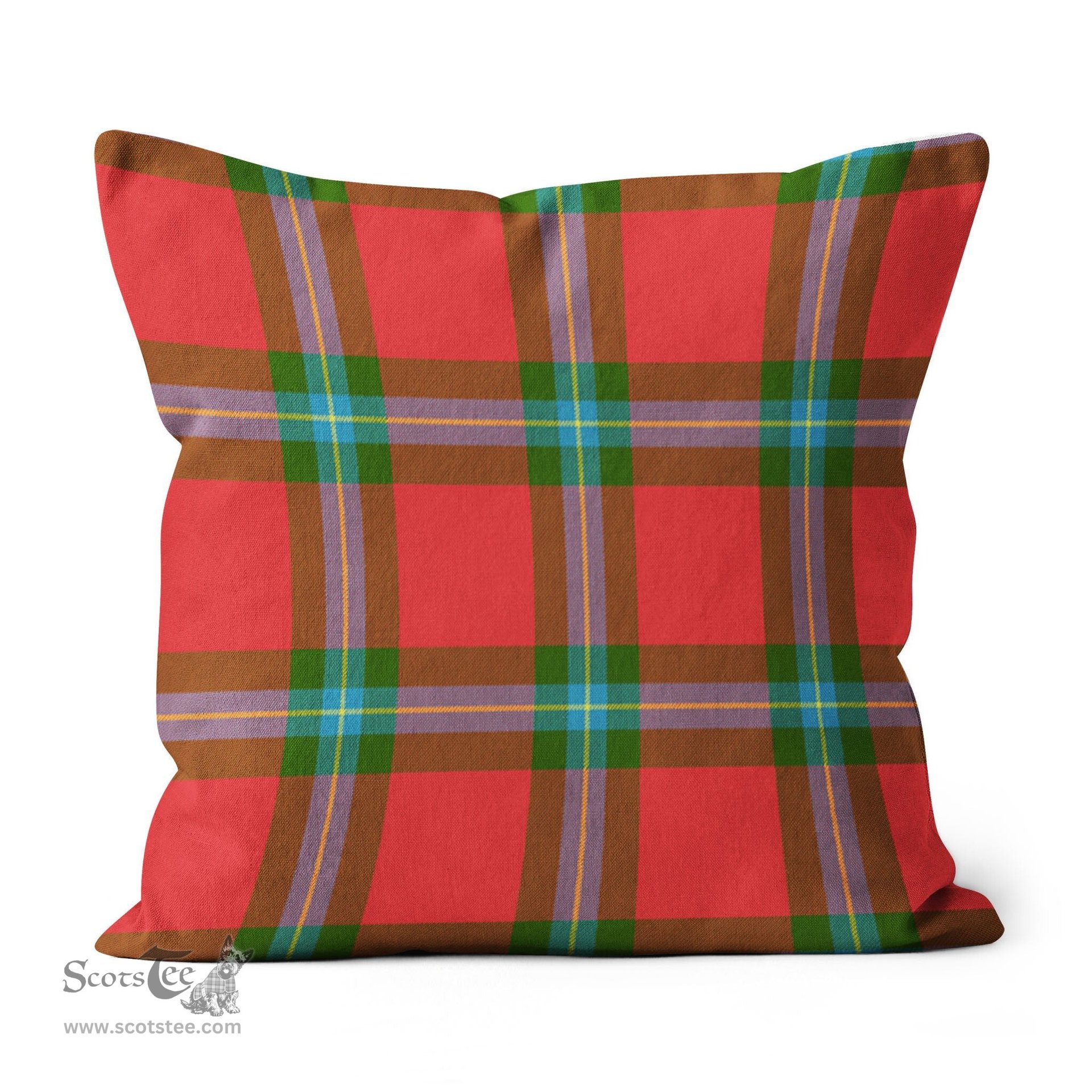 Plaid Pillow MacLaine Of Loch Buie Plaid Throw Pillow Home Decor Plaid Christmas Pillows - Scotstee Shop