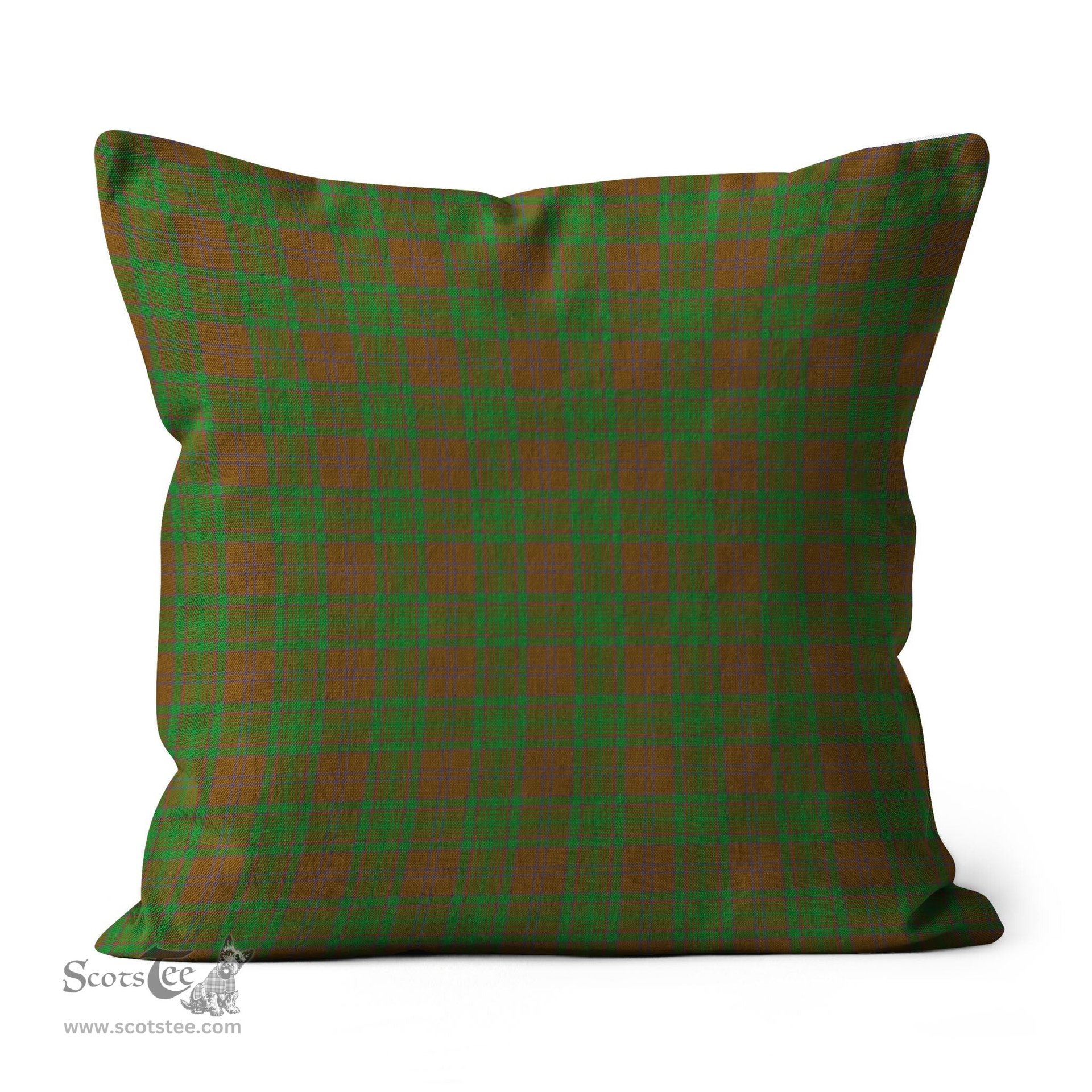 Plaid Pillow MacAlister Of Glenbarr Hunting Tartan Plaid Throw Pillow Home Decor Plaid Christmas Pillows - Scotstee Shop
