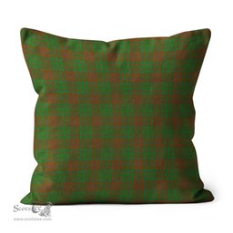 Plaid Pillow MacAlister Of Glenbarr Hunting Tartan Plaid Throw Pillow Home Decor Plaid Christmas Pillows - Scotstee Shop