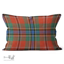 Plaid Pillow MacLean Of Duart Ancient Tartan Plaid Throw Pillow Home Decor Plaid Christmas Pillows - Scotstee Shop