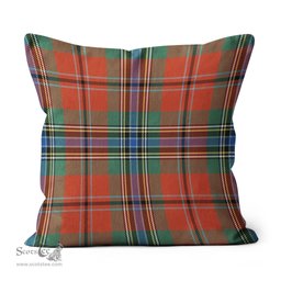 Plaid Pillow MacLean Of Duart Ancient Tartan Plaid Throw Pillow Home Decor Plaid Christmas Pillows - Scotstee Shop