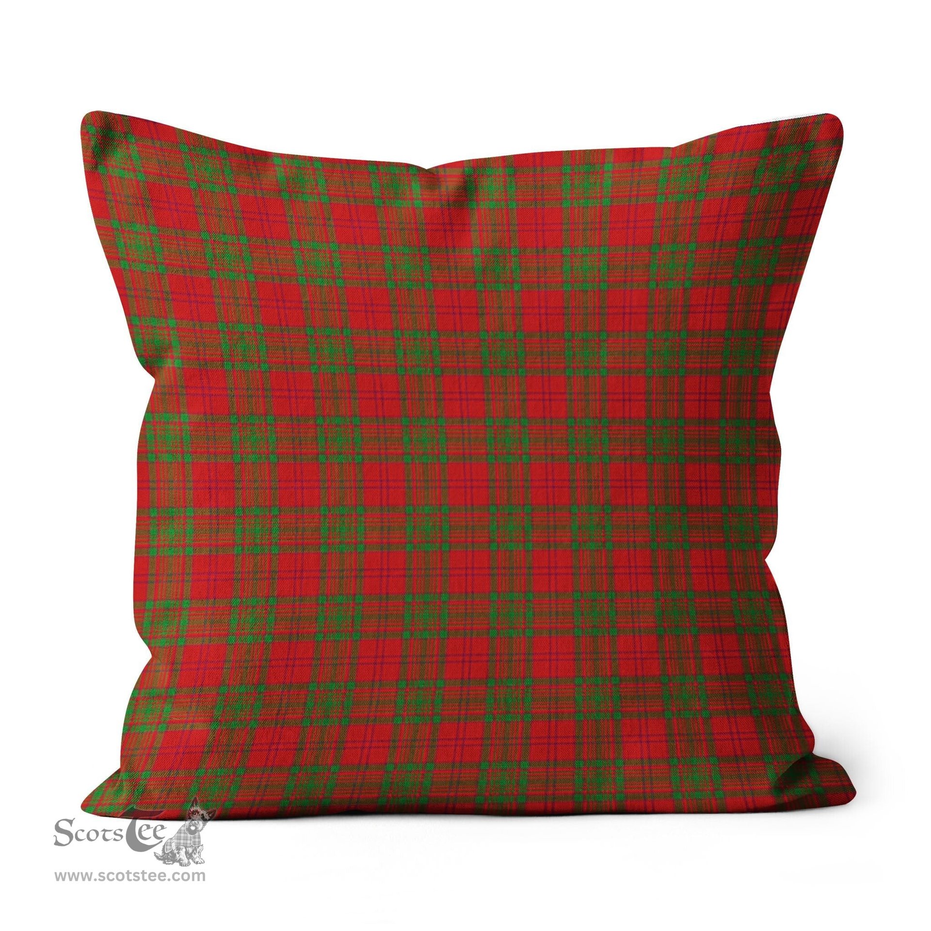 Plaid Pillow MacAlister Of Glenbarr Tartan Plaid Throw Pillow Home Decor Plaid Christmas Pillows - Scotstee Shop