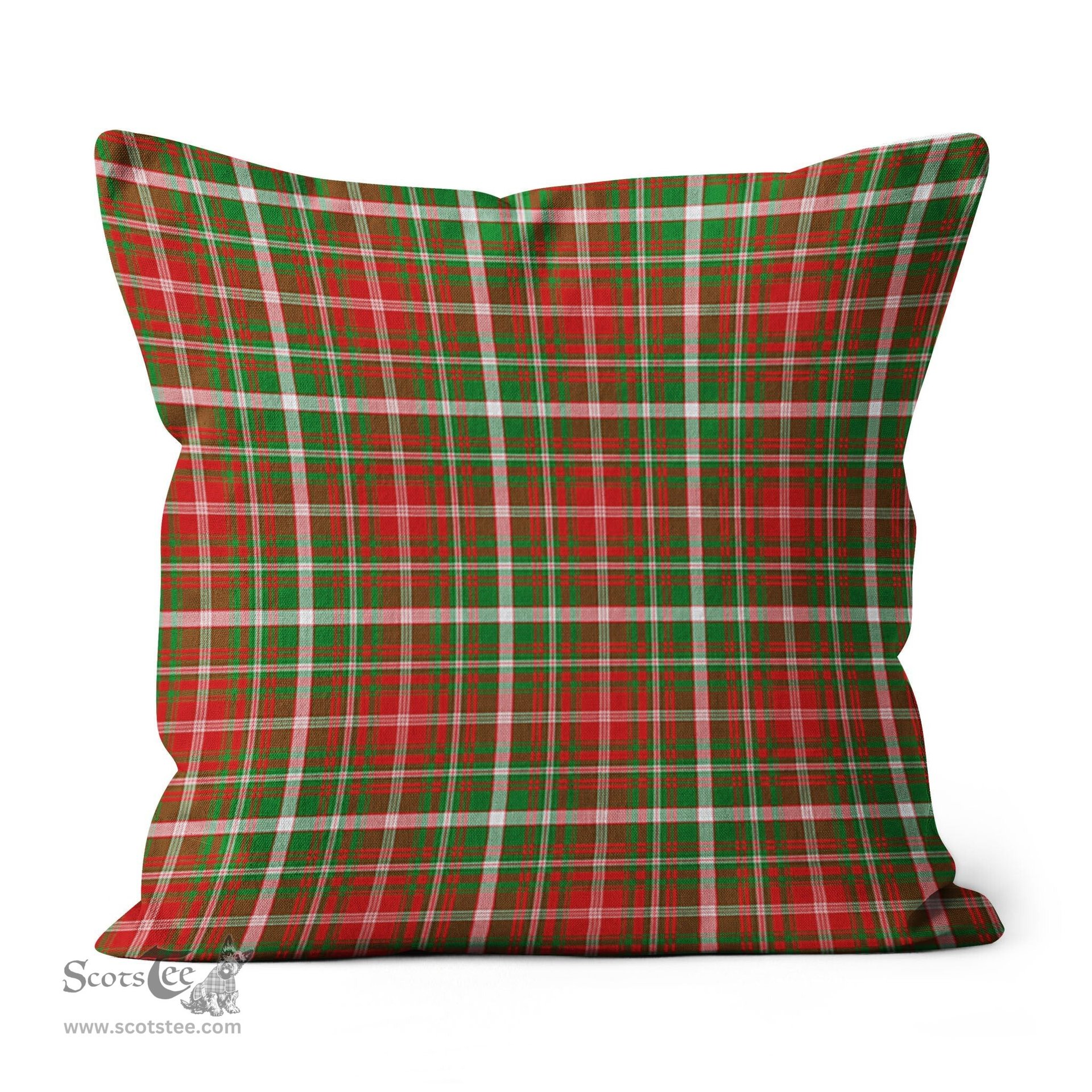 Plaid Pillow MacDougall Of Lochcarron Tartan Plaid Throw Pillow Home Decor Plaid Christmas Pillows - Scotstee Shop