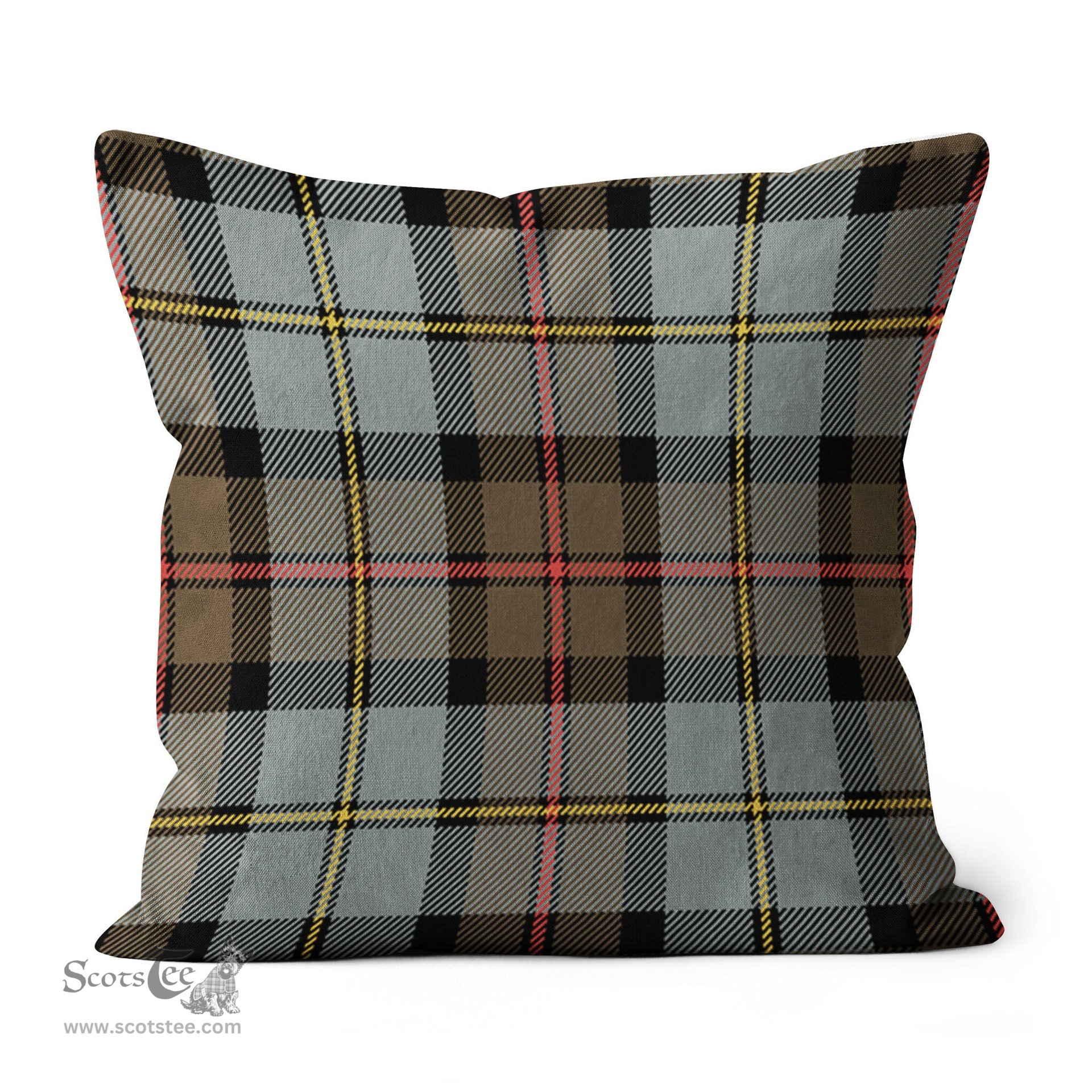 Plaid Pillow MacLeod Of Harris Weathered Plaid Throw Pillow Home Decor Plaid Christmas Pillows - Scotstee Shop
