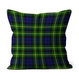 Plaid Pillow Campbell Of Breadalbane Modern Tartan Plaid Throw Pillow Home Decor Plaid Christmas Pillows - Scotstee Shop