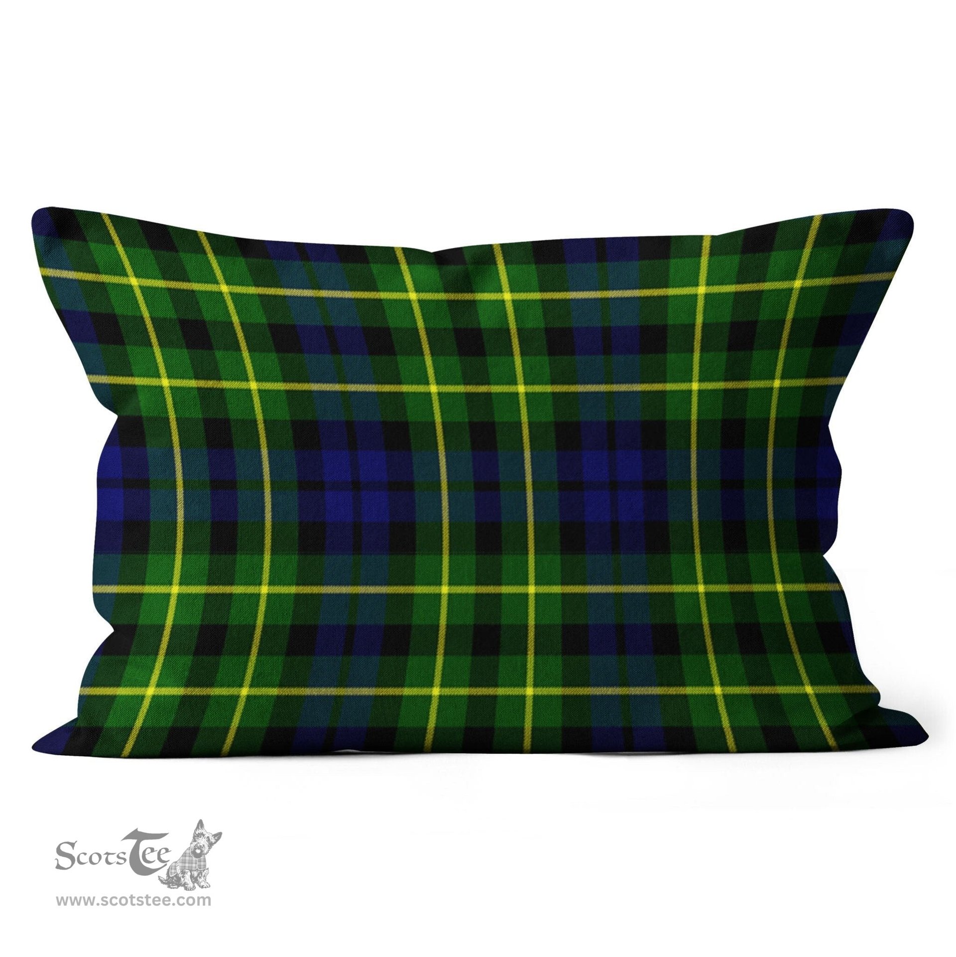 Plaid Pillow Campbell Of Breadalbane Modern Tartan Plaid Throw Pillow Home Decor Plaid Christmas Pillows - Scotstee Shop