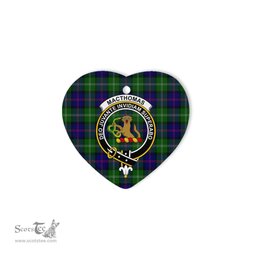 MacThomas Scottish Clan Plaid Ornament Gift. Christmas Tree Ornament MacThomas Clan Tartan Ornament Great Christmas Ornaments Gift Heart Ornament - Scotstee Shop