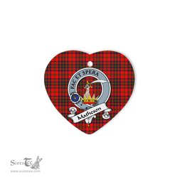 Matheson Scottish Clan Badge Plaid Christmas Ornaments Gift Heart Ornament Matheson Clan Tartan Ornaments, Plaid Ornament, christmas Ornament, plaid christmas ornament