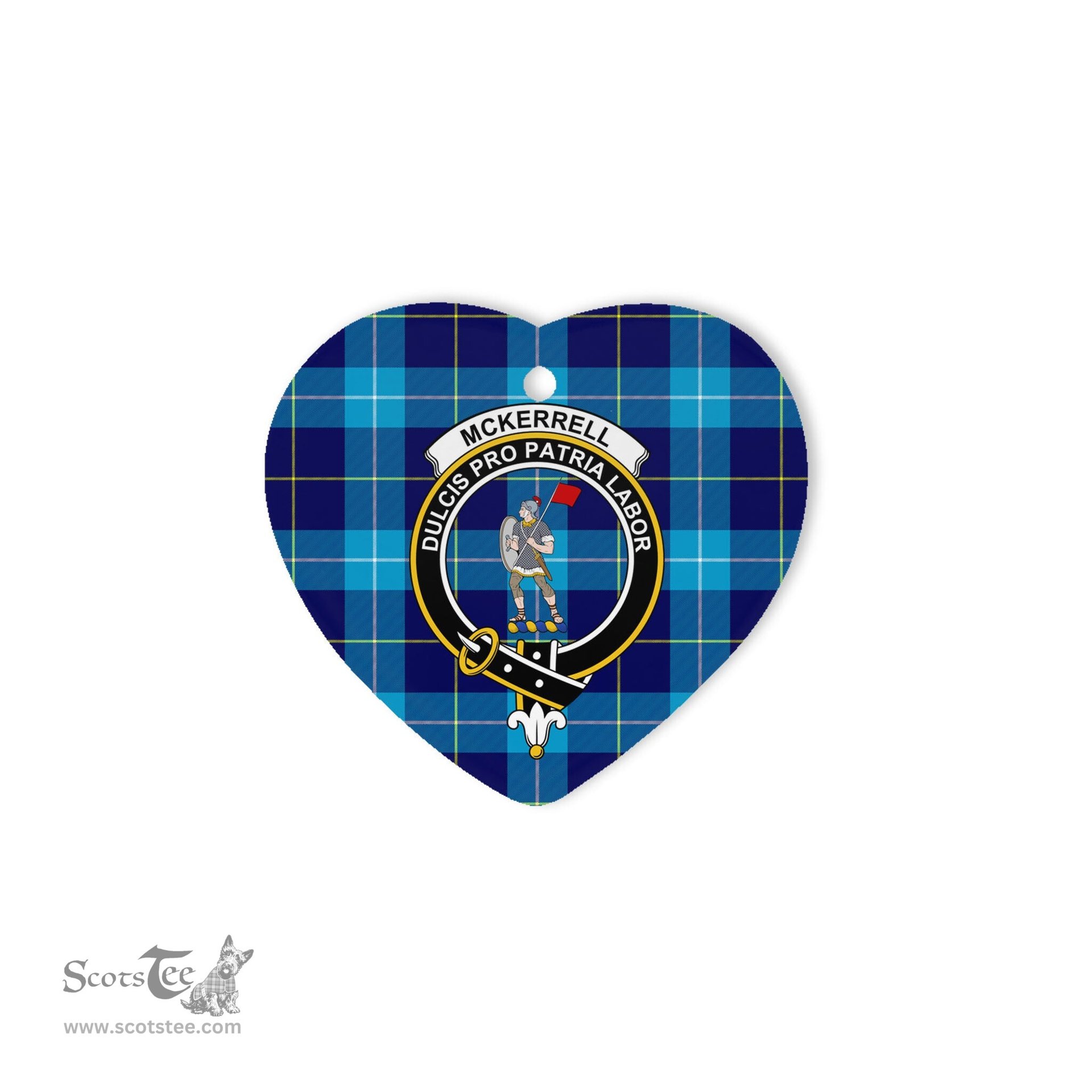McKerrell Scottish Clan Plaid Ornament Gift. Christmas Tree Ornament McKerrell Clan Tartan Ornament Great Christmas Ornaments Gift Heart Ornament - Scotstee Shop