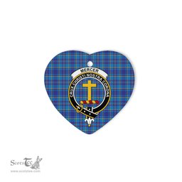 Mercer Scottish Clan Plaid Ornament Gift. Christmas Tree Ornament Mercer Christmas Ornament, Christmas Heart Ornament, Plaid Heart Ornament, Tartan Ornament, Tartan Heart Ornament