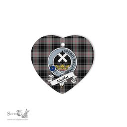 Moffat Scottish Clan Badge Plaid Christmas Ornaments Gift Heart Ornament Moffat Clan Tartan Ornaments, Plaid Ornament, christmas Ornament, plaid christmas ornament
