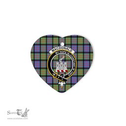Macdonalds Of Ranald Scottish Clan Plaid Ornament Gift. Christmas Tree Ornament Macdonalds Of Ranald Christmas Ornament, Christmas Heart Ornament, Plaid Heart Ornament, Tartan Ornament, Tartan Heart Ornament