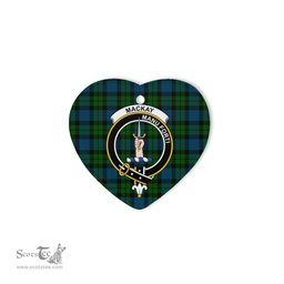 MacKay Scottish Clan Plaid Ornament Gift. Christmas Tree Ornament MacKay Christmas Ornament, Christmas Heart Ornament, Plaid Heart Ornament, Tartan Ornament, Tartan Heart Ornament
