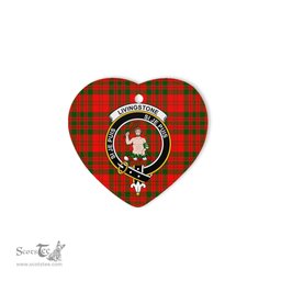 Livingstone Scottish Clan Plaid Ornament Gift. Christmas Tree Ornament Livingstone Clan Tartan Ornament Great Christmas Ornaments Gift Heart Ornament - Scotstee Shop