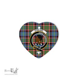 Stirling of Keir Scottish Clan Plaid Ornament Gift. Christmas Tree Ornament Stirling of Keir Christmas Ornament, Christmas Heart Ornament, Plaid Heart Ornament, Tartan Ornament, Tartan Heart Ornament