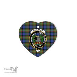 MacLaren Scottish Clan Plaid Ornament Gift. Christmas Tree Ornament MacLaren Clan Tartan Ornament Great Christmas Ornaments Gift Heart Ornament - Scotstee Shop