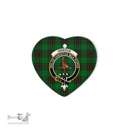 Orrock Clan Plaid Ornament Gift. Christmas Tree Ornament Orrock Clan Tartan Ornament Great Christmas Ornaments Gift Heart Ornament - Scotstee Shop