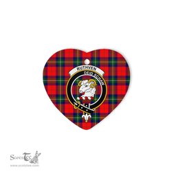 Ruthven Scottish Clan Plaid Ornament Gift. Christmas Tree Ornament Ruthven Christmas Ornament, Christmas Heart Ornament, Plaid Heart Ornament, Tartan Ornament, Tartan Heart Ornament